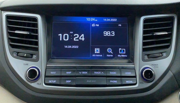 2016 Hyundai Tucson 2WD AT GLS DIESEL, Diesel, Automatic, 77,436 km, Infotainment System