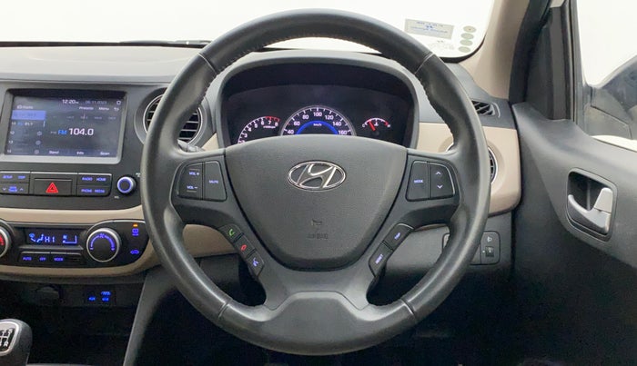 2017 Hyundai Grand i10 ASTA 1.2 KAPPA VTVT, Petrol, Manual, 30,465 km, Steering Wheel Close Up