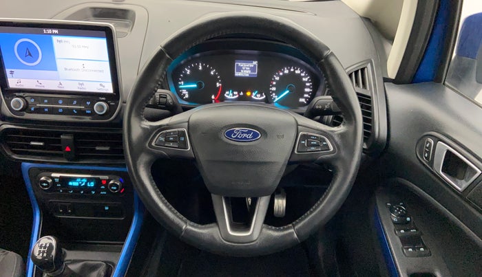 2018 Ford Ecosport TITANIUM 1.5L SIGNATURE EDITION (SUNROOF) DIESEL, Diesel, Manual, 60,459 km, Steering Wheel Close Up