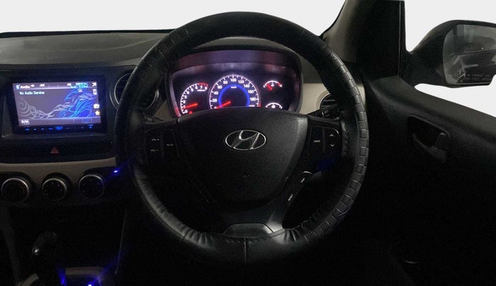 2015 Hyundai Grand i10 ASTA AT 1.2 KAPPA VTVT, Petrol, Automatic, 54,434 km, Steering Wheel Close Up