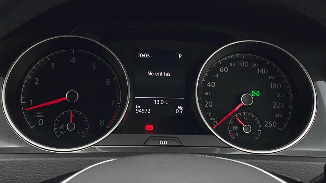 2019 Volkswagen Golf 110 Tsi Trendline, Automatic, 94972 km, Odometer View