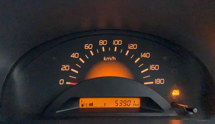 2012 Maruti Wagon R 1.0 LXI CNG, CNG, Manual, 54,247 km, Odometer Image