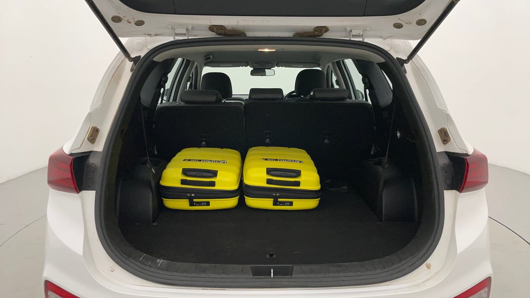 Boot Inside View with Luggage