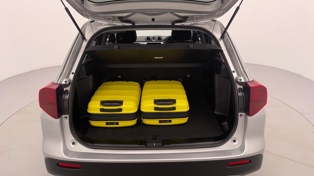 Boot Inside View with Luggage