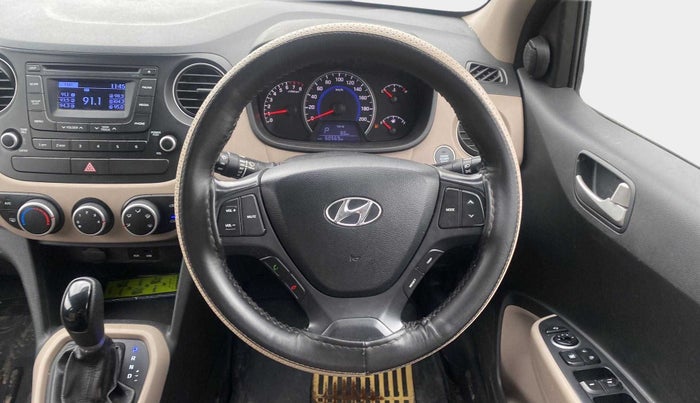 2014 Hyundai Grand i10 ASTA AT 1.2 KAPPA VTVT, Petrol, Automatic, 60,759 km, Steering Wheel Close Up