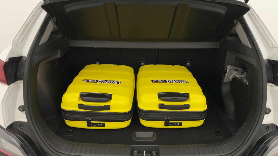 Boot Inside View with Luggage