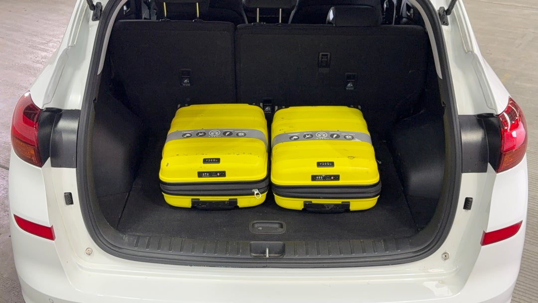 Boot Inside View with Luggage