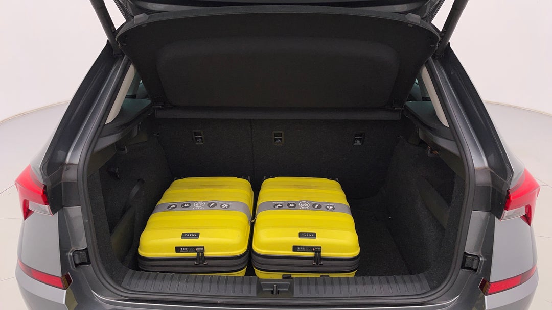 Boot Inside View with Luggage