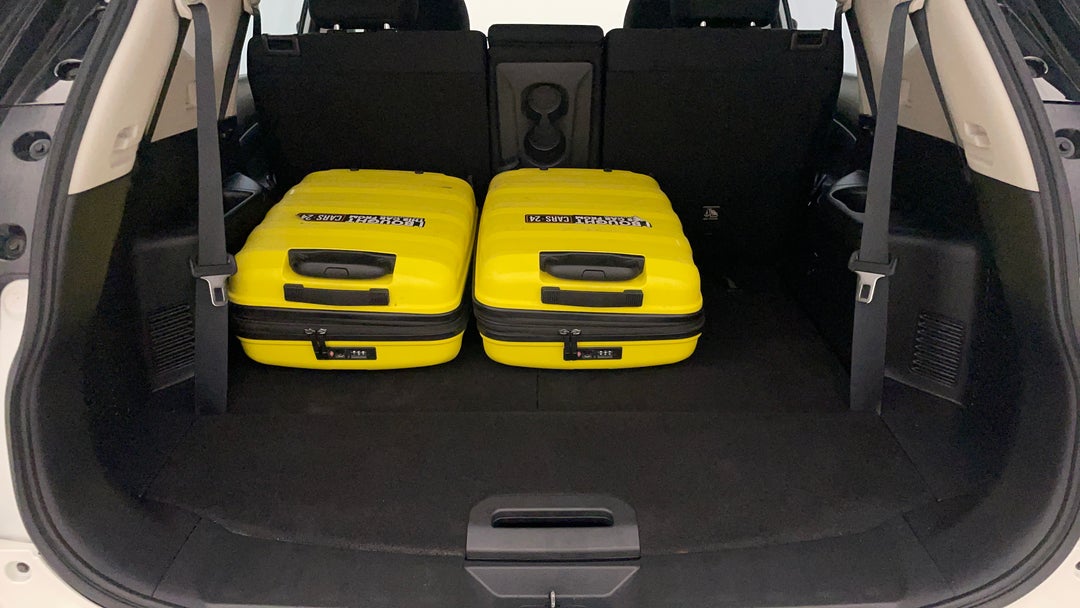 Boot Inside View with Luggage