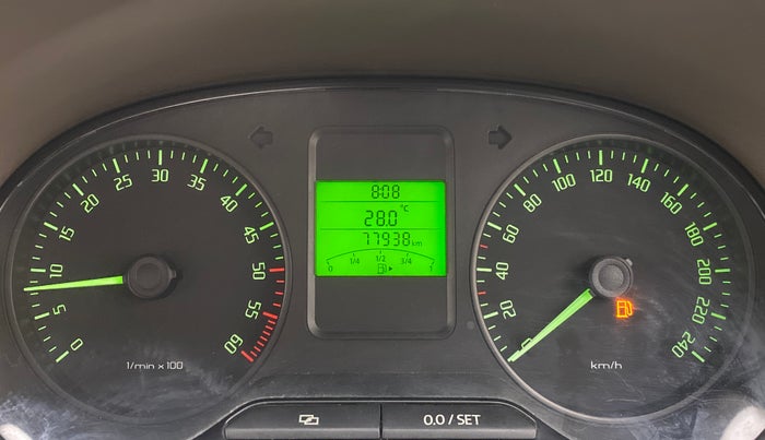 2013 Skoda Rapid 1.6 TDI MT AMBITION PLUS, Diesel, Manual, 77,938 km, Odometer Image