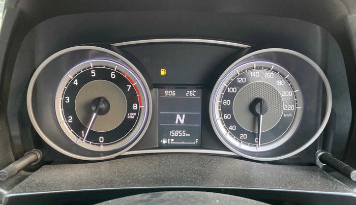 2023 Maruti Dzire VXI AMT, Petrol, Automatic, 15,833 km, Odometer Image