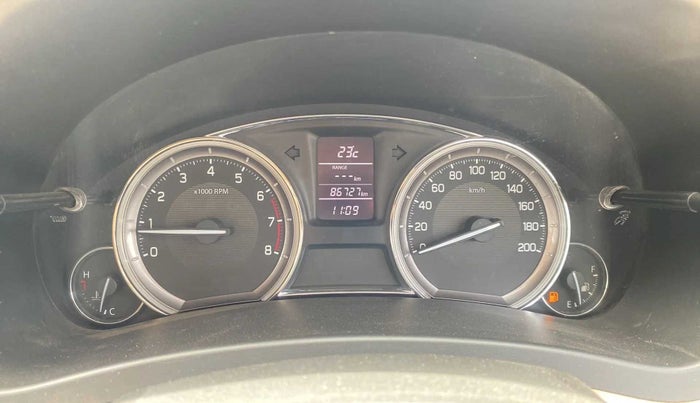 2014 Maruti Ciaz ZXI, Petrol, Manual, 86,694 km, Odometer Image