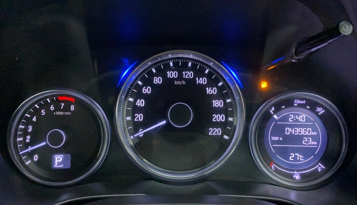 2017 Honda City ZX CVT, Petrol, Automatic, 44,701 km, Odometer Image
