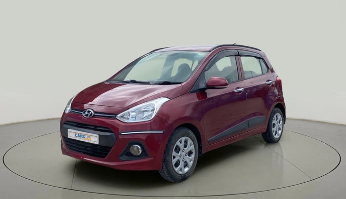 2014 Hyundai Grand i10 SPORTZ 1.2 KAPPA VTVT, Petrol, Manual, 54,809 km, Left Front Diagonal