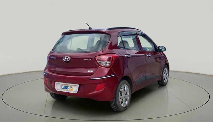 2014 Hyundai Grand i10 SPORTZ 1.2 KAPPA VTVT, Petrol, Manual, 54,809 km, Right Back Diagonal