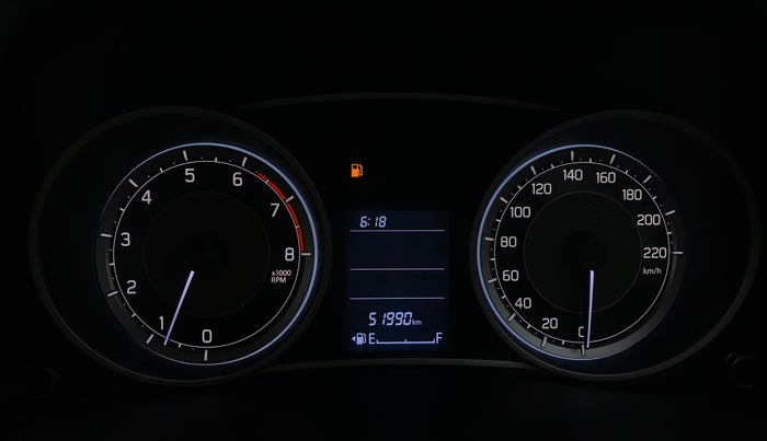 2018 Maruti Dzire VXI, Petrol, Manual, 52,319 km, Odometer Image