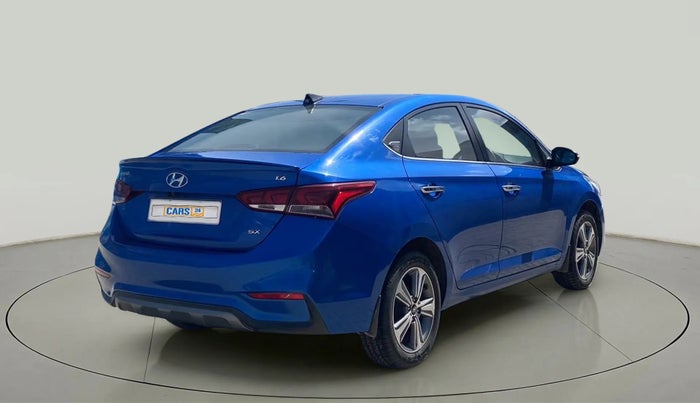 2018 Hyundai Verna 1.6 VTVT SX (O) AT, Petrol, Automatic, 55,233 km, Right Back Diagonal