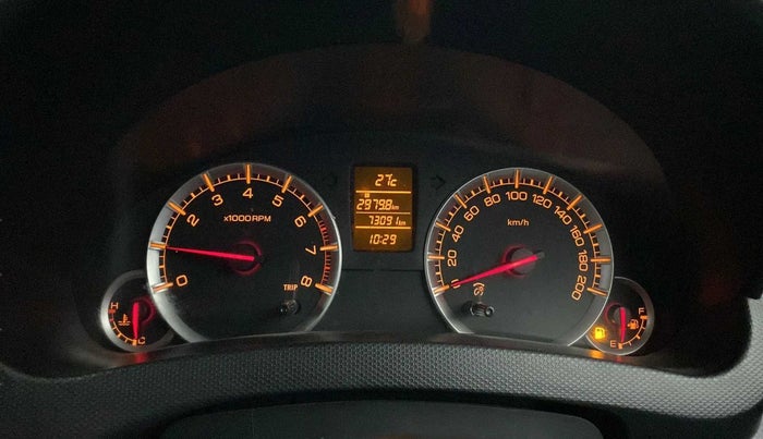 2014 Maruti Swift ZXI, Petrol, Manual, 73,079 km, Odometer Image