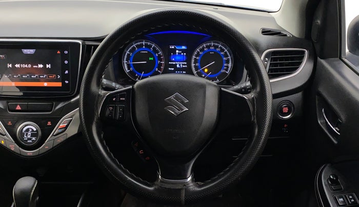 2019 Maruti Baleno ZETA CVT PETROL 1.2, Petrol, Automatic, 59,766 km, Steering Wheel Close Up