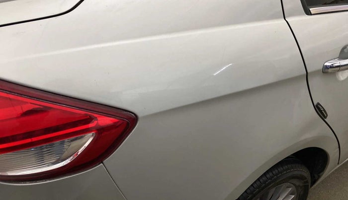 2017 Maruti Ciaz ALPHA 1.4 PETROL, Petrol, Manual, 1,03,786 km, Right quarter panel - Slightly dented