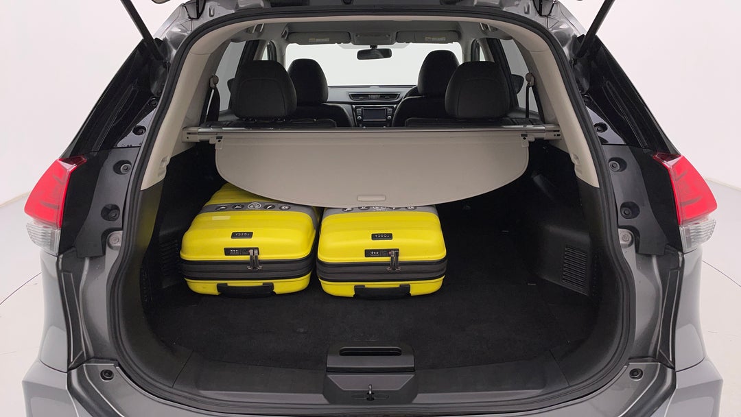 Boot Inside View with Luggage
