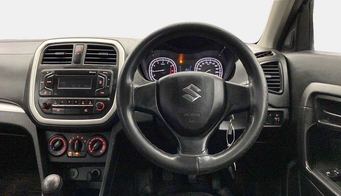 2021 Maruti Vitara Brezza LXI, Petrol, Manual, 38,108 km, Steering Wheel Close Up