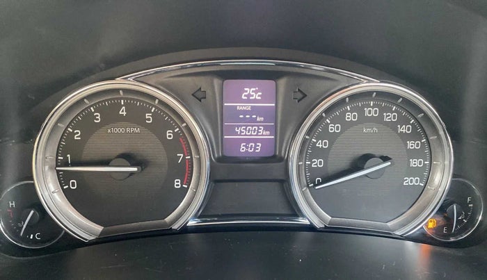 2017 Maruti Ciaz ZETA 1.4  MT PETROL, Petrol, Manual, 45,012 km, Odometer Image