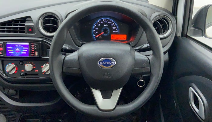 2018 Datsun Redi Go 1.0 S AT, Petrol, Automatic, 14,778 km, Steering Wheel Close Up