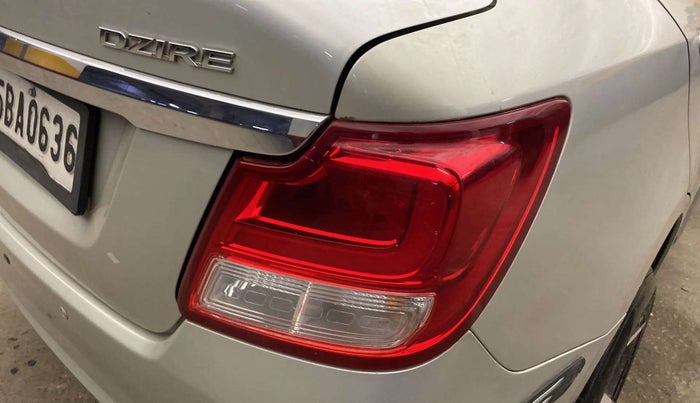 2019 Maruti Dzire VXI, Petrol, Manual, 43,305 km, Right tail light - < 2 inches,no. = 2