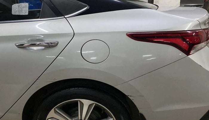 2018 Hyundai Verna 1.6 VTVT SX (O) AT, Petrol, Automatic, 52,116 km, Left quarter panel - Slightly dented