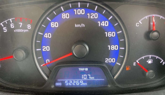 2015 Hyundai Xcent S (O) 1.2, Petrol, Manual, 52,259 km, Odometer Image