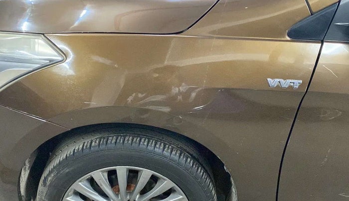 2016 Maruti Ciaz ZXI+, Petrol, Manual, 53,693 km, Left fender - Slightly dented