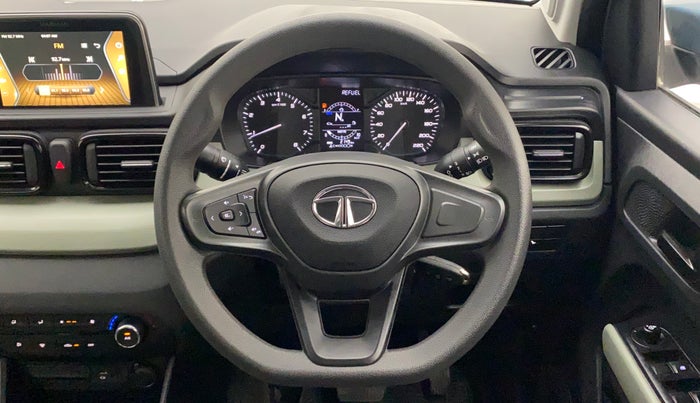 2023 Tata PUNCH ADVENTURE AMT, Petrol, Automatic, 2,185 km, Steering Wheel Close Up