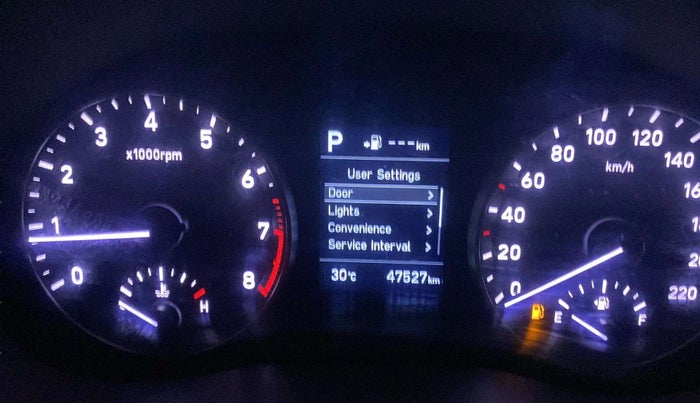 2018 Hyundai Verna 1.6 VTVT SX (O) AT, Petrol, Automatic, 47,549 km, Odometer Image