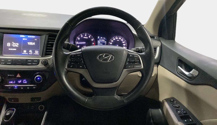 2018 Hyundai Verna 1.6 VTVT SX (O) AT, Petrol, Automatic, 47,549 km, Steering Wheel Close Up