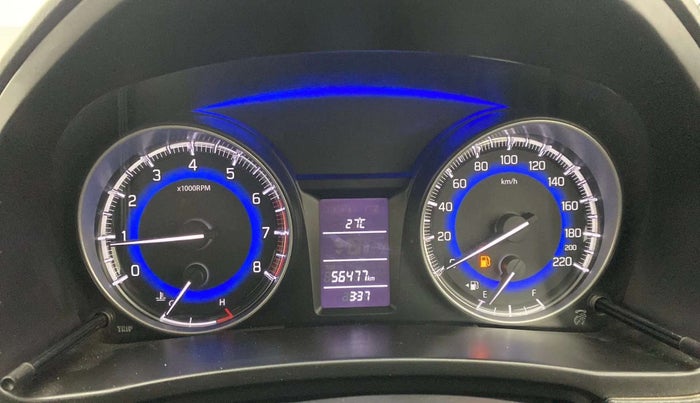 2017 Maruti Baleno DELTA PETROL 1.2, Petrol, Manual, 56,433 km, Odometer Image