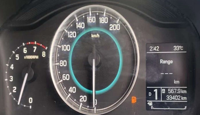 2021 Maruti IGNIS ZETA 1.2 AMT, Petrol, Automatic, 33,393 km, Odometer Image