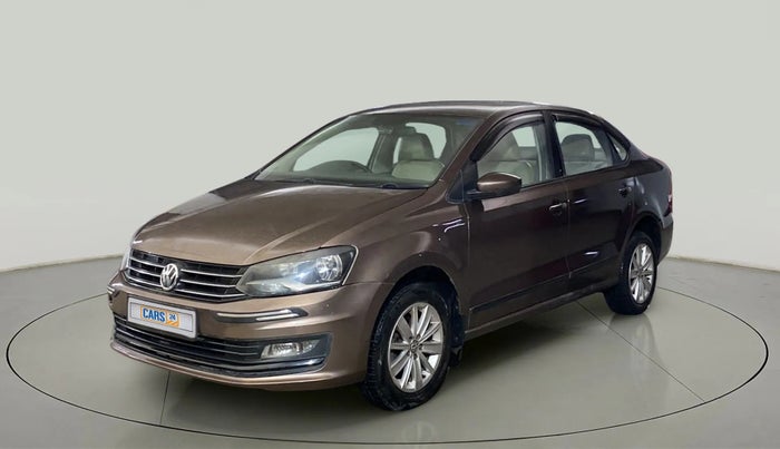 2016 Volkswagen Vento HIGHLINE PETROL AT, Petrol, Automatic, 92,165 km, Left Front Diagonal