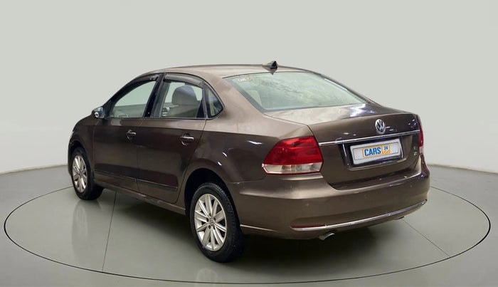 2016 Volkswagen Vento HIGHLINE PETROL AT, Petrol, Automatic, 92,165 km, Left Back Diagonal