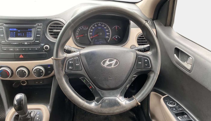 2014 Hyundai Grand i10 ASTA AT 1.2 KAPPA VTVT, Petrol, Automatic, 65,935 km, Steering Wheel Close Up