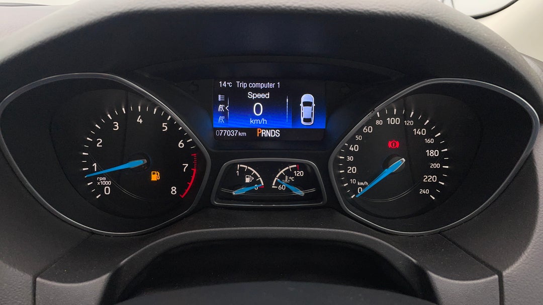 2017 Ford Focus Trend, Automatic, 77037 km, Odometer View