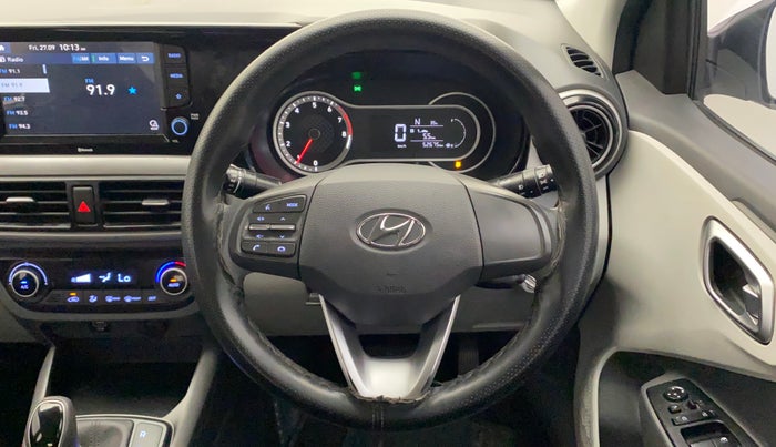 2021 Hyundai GRAND I10 NIOS SPORTZ AMT 1.2 KAPPA VTVT, Petrol, Automatic, 52,748 km, Steering Wheel Close Up