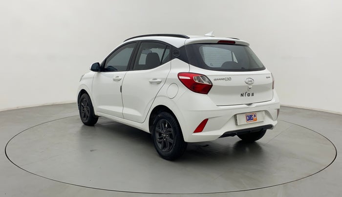 2021 Hyundai GRAND I10 NIOS SPORTZ AMT 1.2 KAPPA VTVT, Petrol, Automatic, 52,748 km, Left Back Diagonal