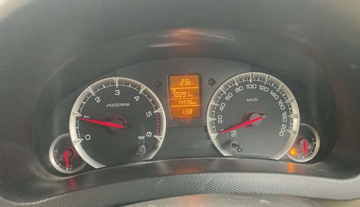 2016 Maruti Swift Dzire ZDI, Diesel, Manual, 74,575 km, Odometer Image