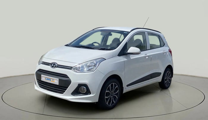 2015 Hyundai Grand i10 SPORTZ 1.2 KAPPA VTVT, Petrol, Manual, 13,725 km, Left Front Diagonal