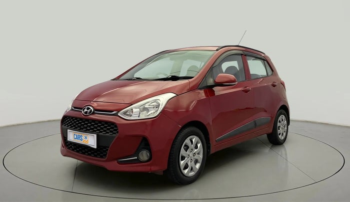 2018 Hyundai Grand i10 SPORTZ 1.2 KAPPA VTVT, Petrol, Manual, 72,310 km, Left Front Diagonal