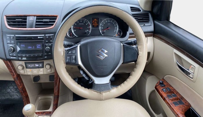 2017 Maruti Swift Dzire ZXI, Petrol, Manual, 1,01,242 km, Steering Wheel Close Up