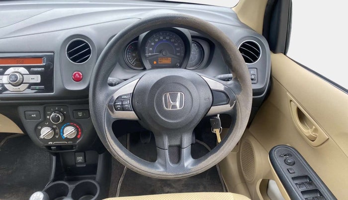 2014 Honda Brio S MT, Petrol, Manual, 89,740 km, Steering Wheel Close Up