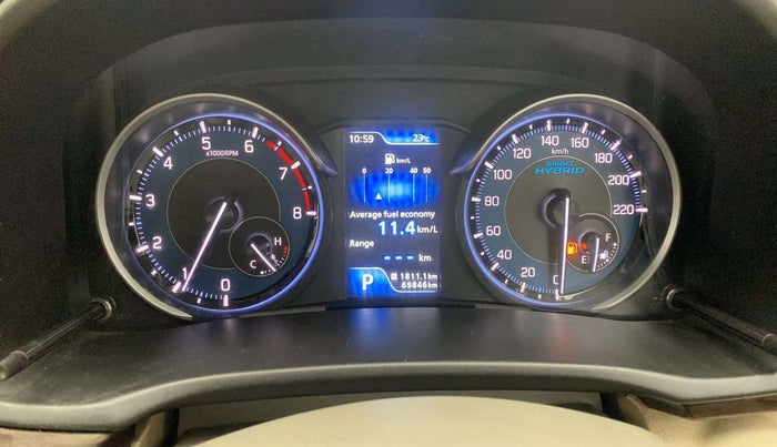 2020 Maruti Ertiga ZXI AT SHVS, Petrol, Automatic, 69,840 km, Odometer Image