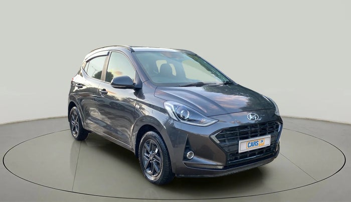 2021 Hyundai GRAND I10 NIOS SPORTZ AMT 1.2 KAPPA VTVT, Petrol, Automatic, 15,495 km, Right Front Diagonal